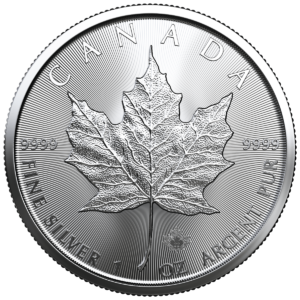 1oz Silver Canadian Maple Leaf